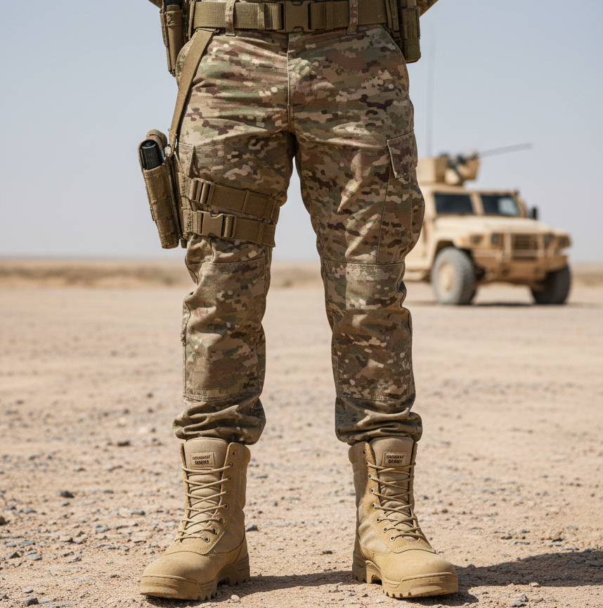 COMBAT SWAT TACTICAL KHAKI SHOES, POLICE, MILITARY, ARMY, SECURITY GUARDS TACTICAL LONG BOOTS, HIKING AND WINTER SHOES Googee Shoes