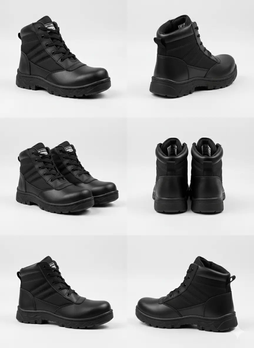 Combat SWAT tactical, Hiking low ankle black shoes Googee Shoes